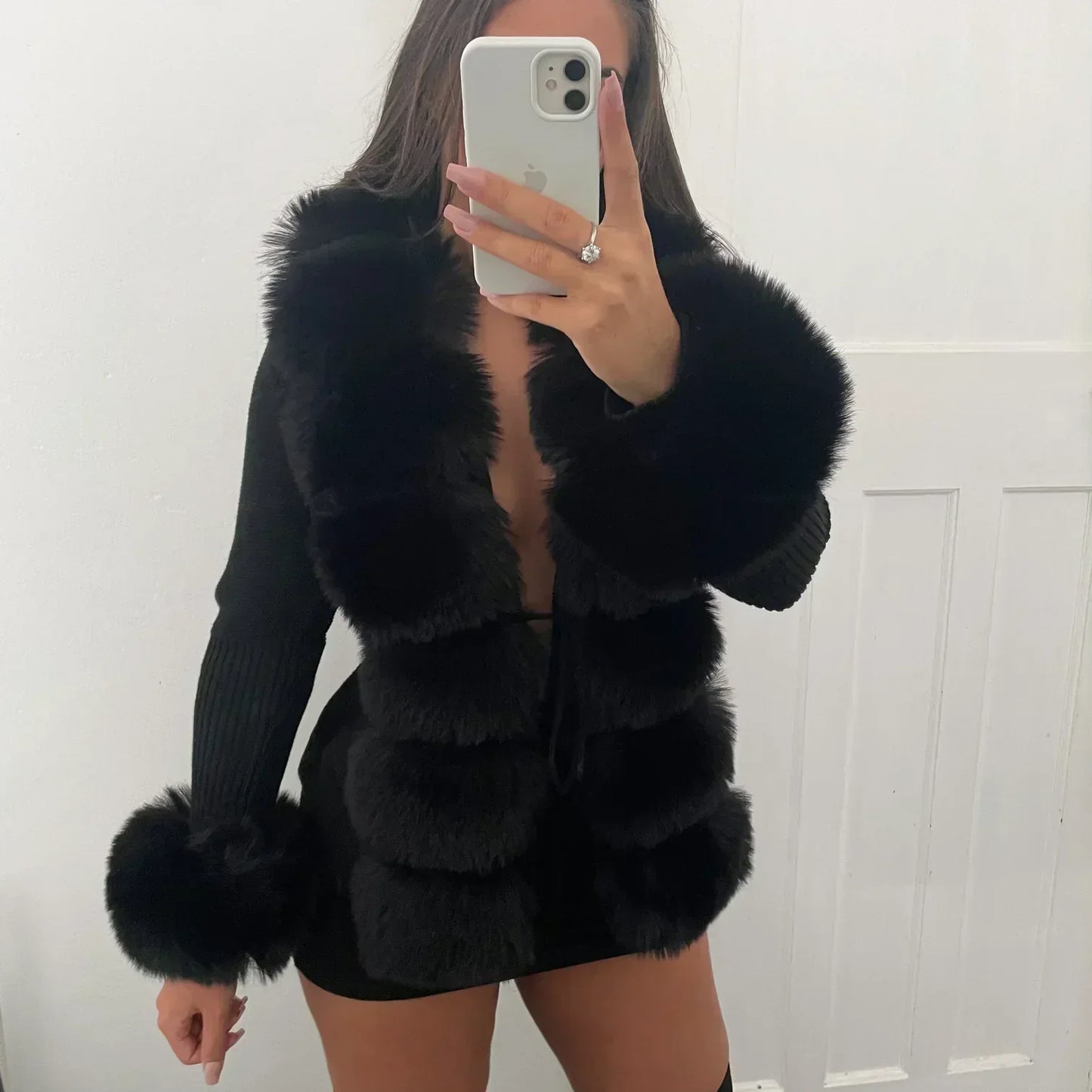 Korah | Prächtiger, flauschiger Wintermantel für Damen