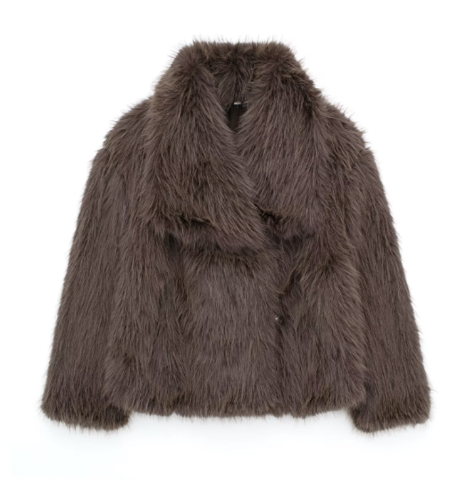 Damen Winterjacke | Elegantes Design | Kuschelige Kunstfell-Optik