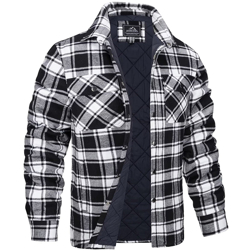 Darius | Herren-Holzfällerjacke im karierten Design