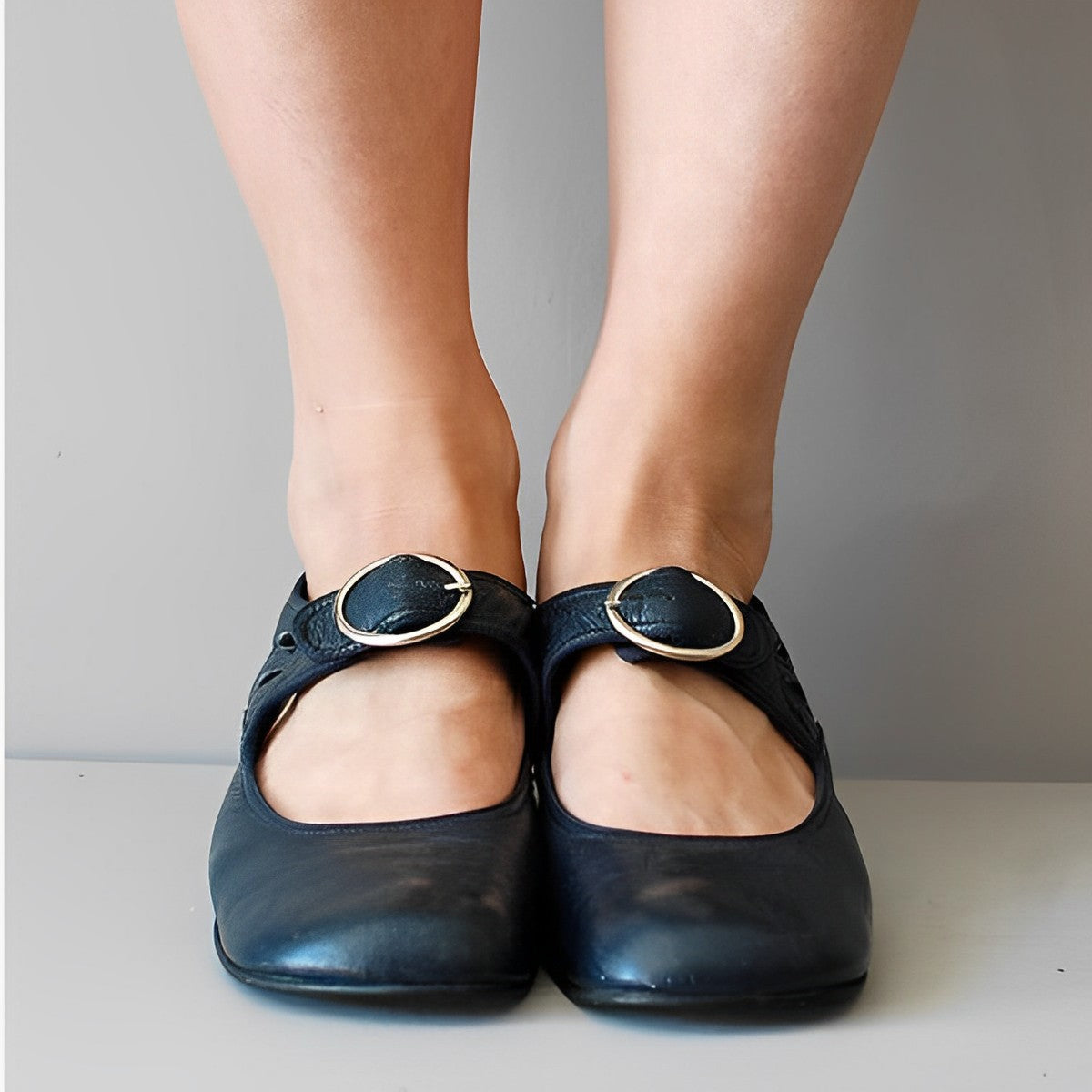 Jemenia | Schnalle Shallow Einzelne Schuhe