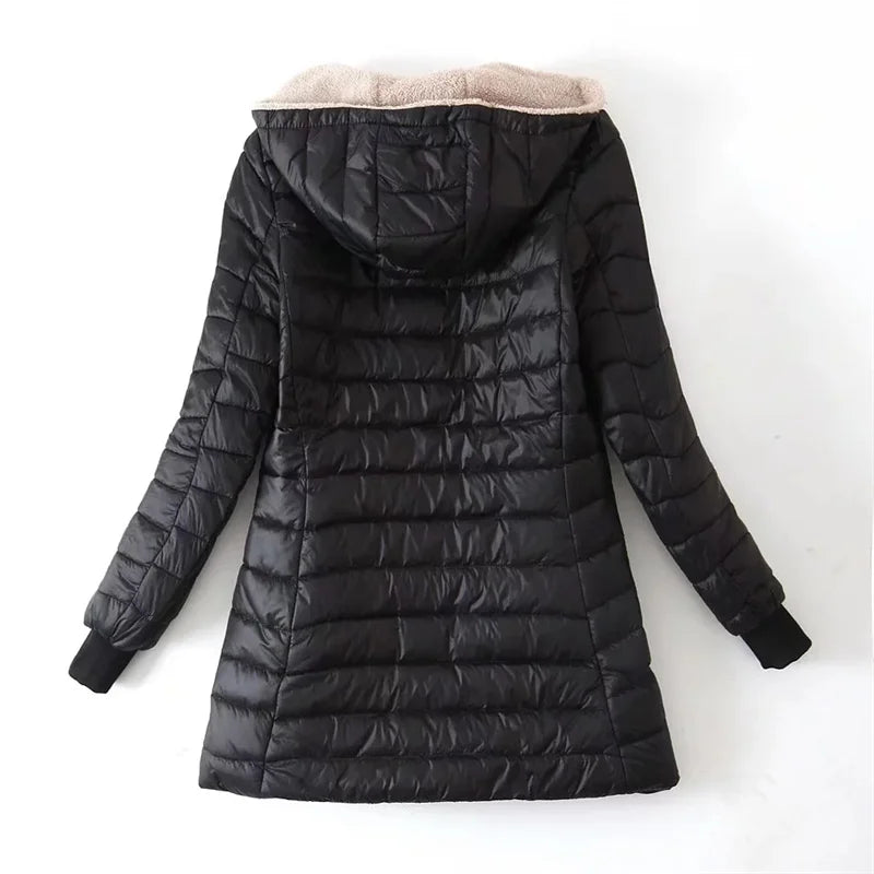 Wera | Gestepptes Winterjacke mit Kapuze aus Fleece