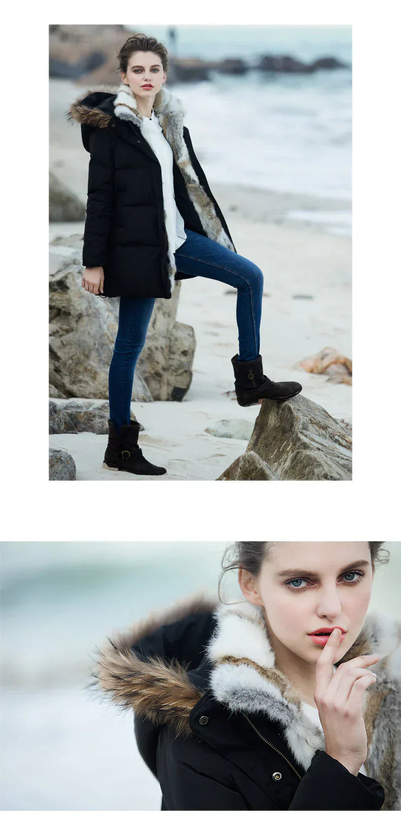 Hermione | Damen Winter Parka Jacke | Wärme