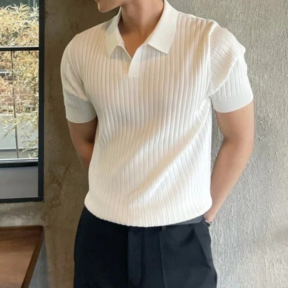 Caren | Sommer Schlankes Polo-Shirt für Herren
