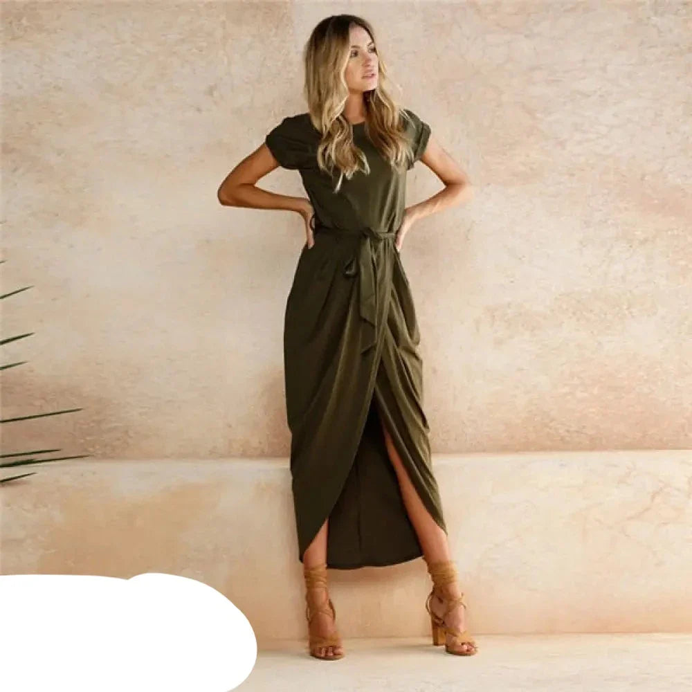 Zephyrine | Marineblaues Sommerkleid