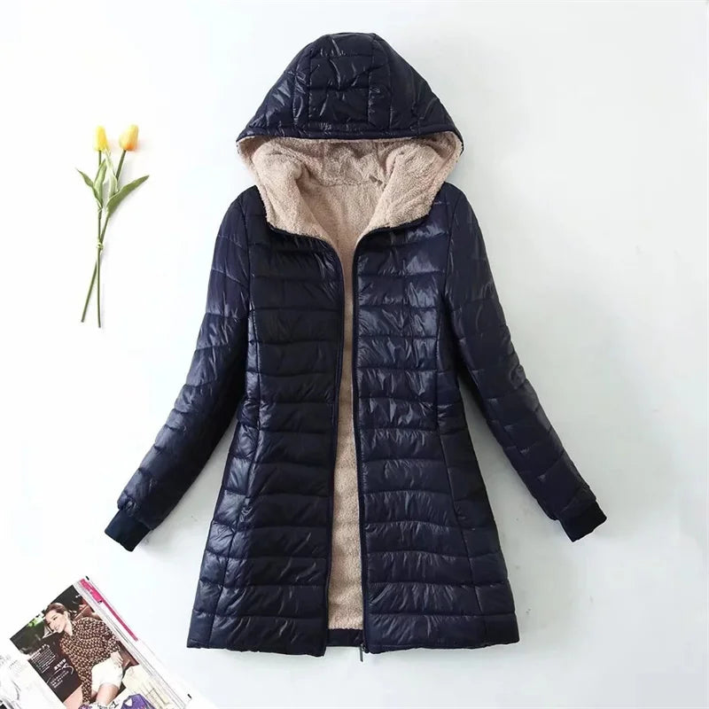 Wera | Gestepptes Winterjacke mit Kapuze aus Fleece