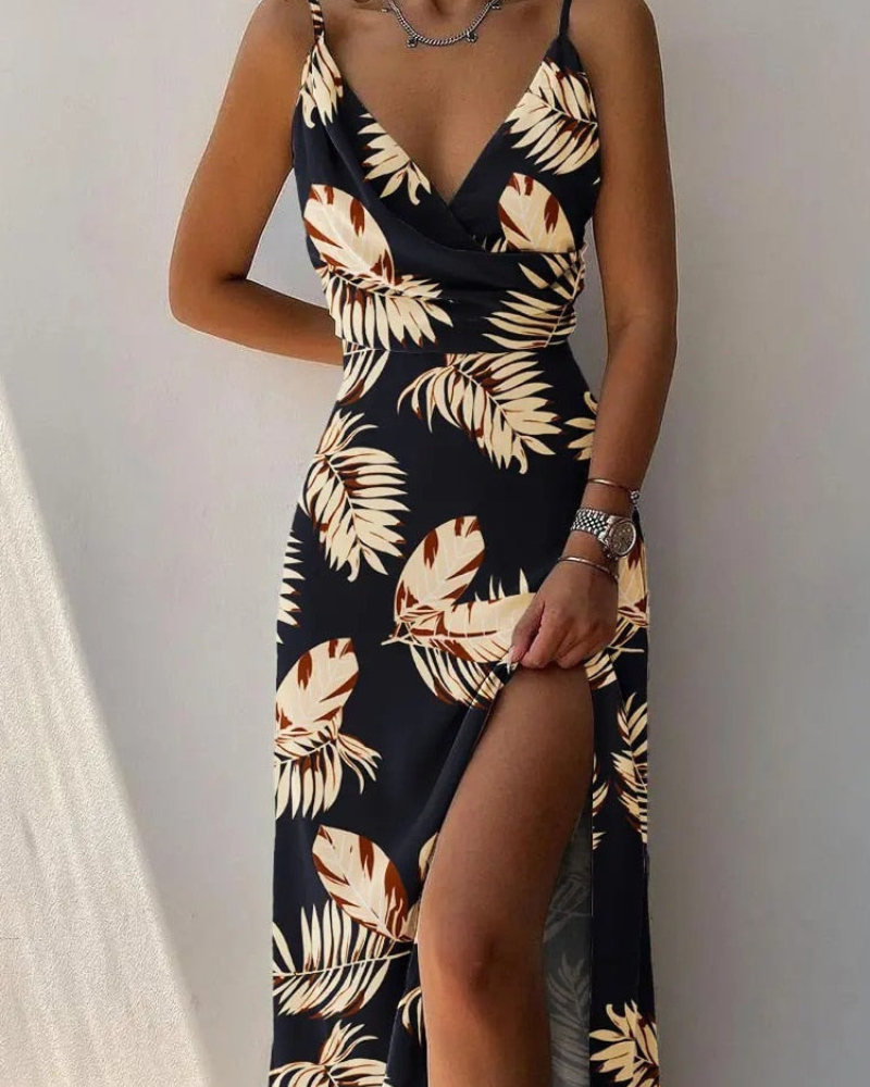 Melvina | Langes, fließendes Kleid
