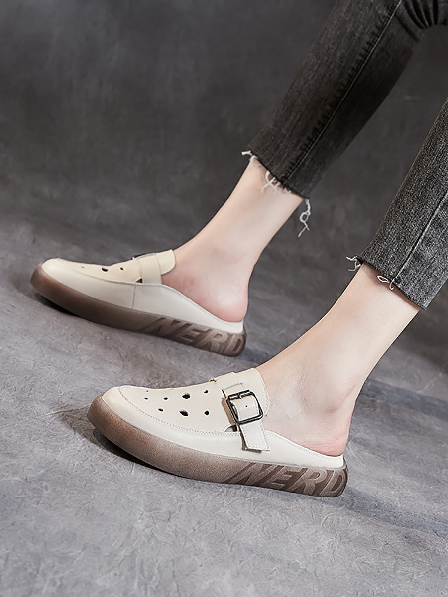 Irenaeus | Rückenfreie Mules Flats für Frauen