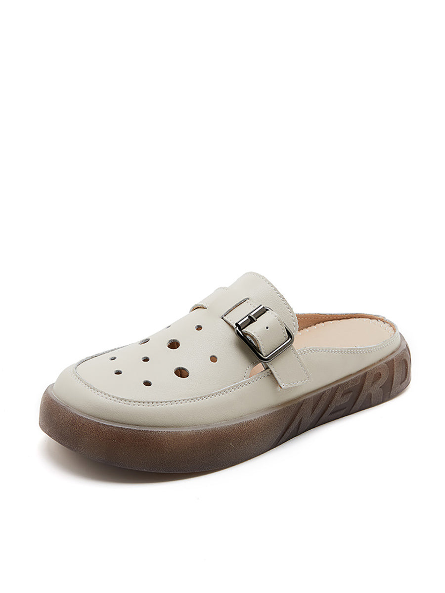 Irenaeus | Rückenfreie Mules Flats für Frauen