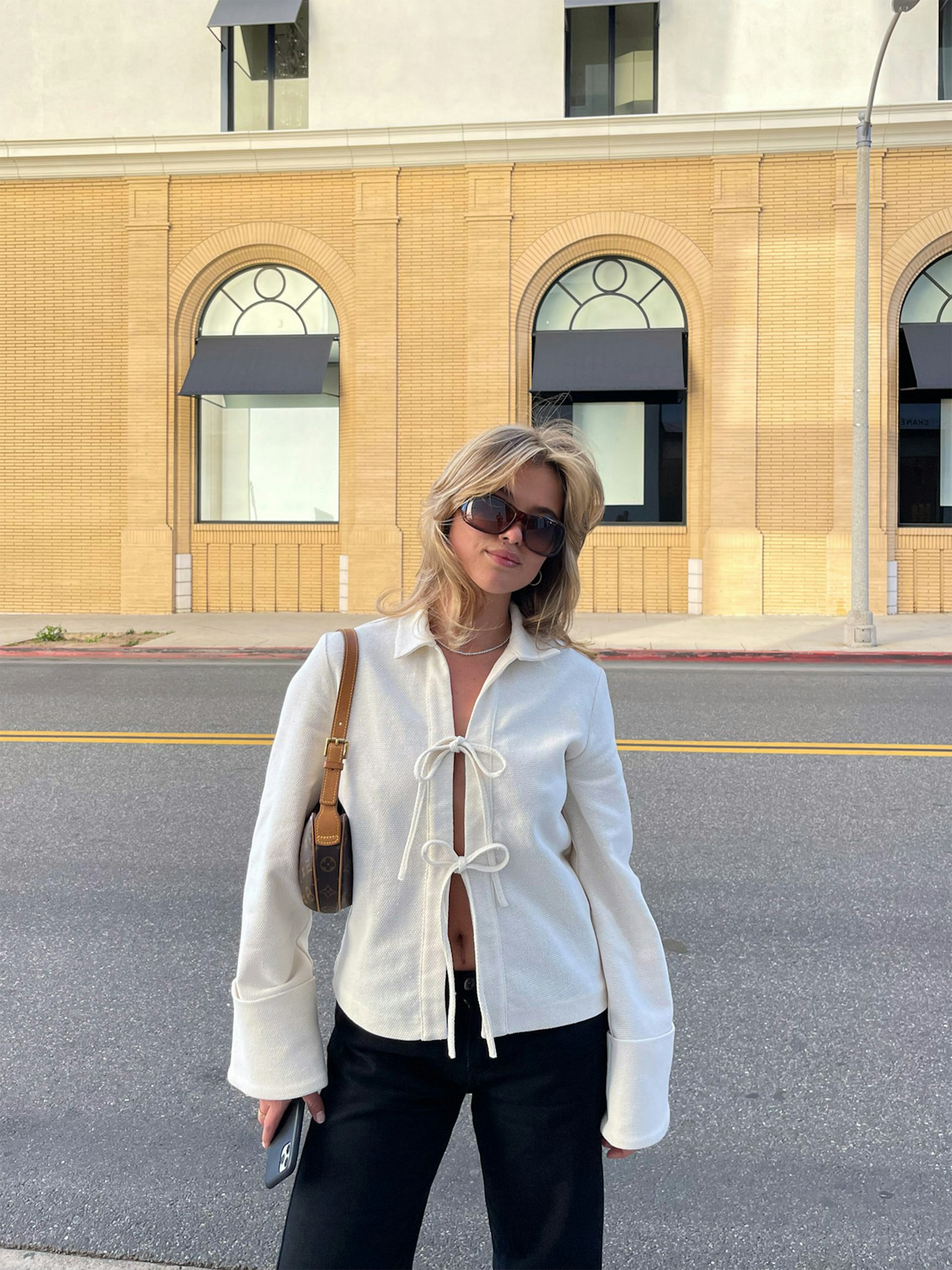 Eli | Streetwear-Pulloverweste mit langen Ärmeln