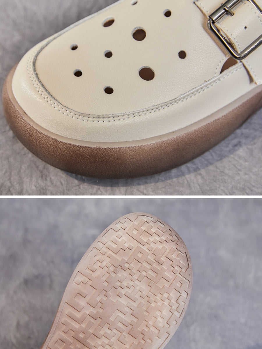 Irenaeus | Rückenfreie Mules Flats für Frauen