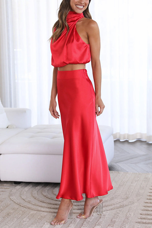 Haliey | Elegante Maxi rok set