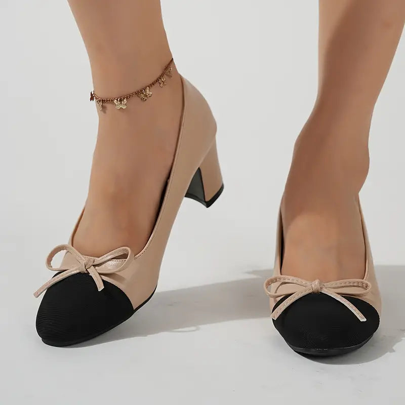 Laurel  | Schleifenknoten Detail klobige Absätze