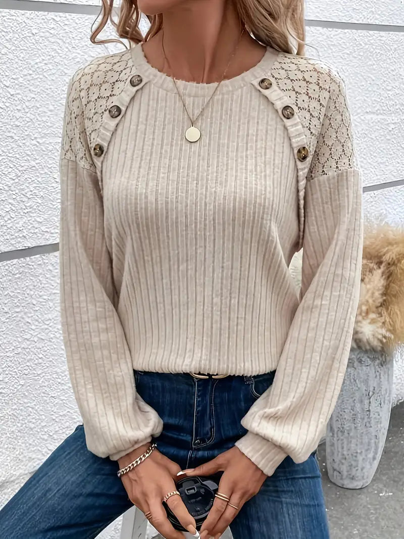 Nicco | Pullover mit langen Ärmeln und Rundhalsausschnitt