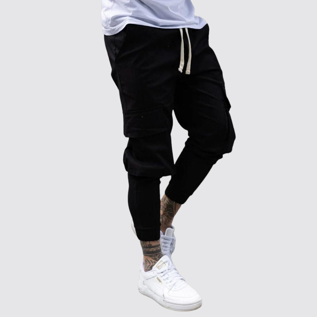 Noah | Urbane Cargo-Jogginghose mit Bündchen und praktischen Taschen