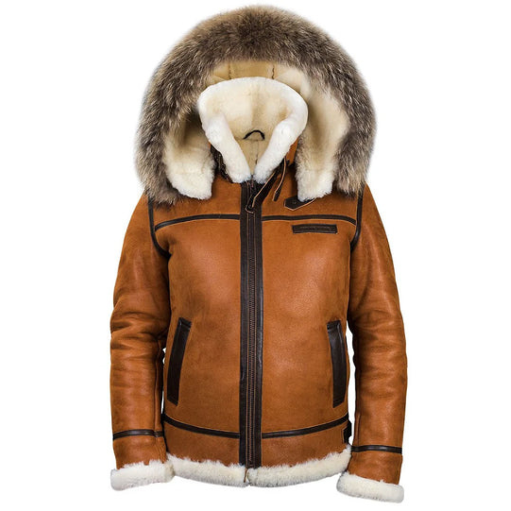 Mair | Jacke mit abnehmbarer Kapuze Braun