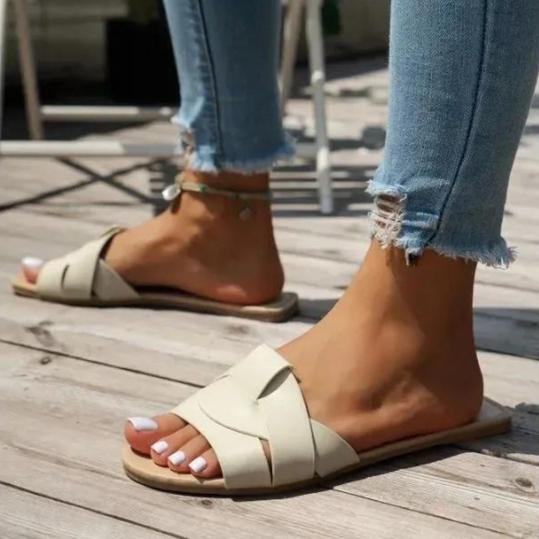 Ulrich | Chique Geflochtene Slip-On Sandalen