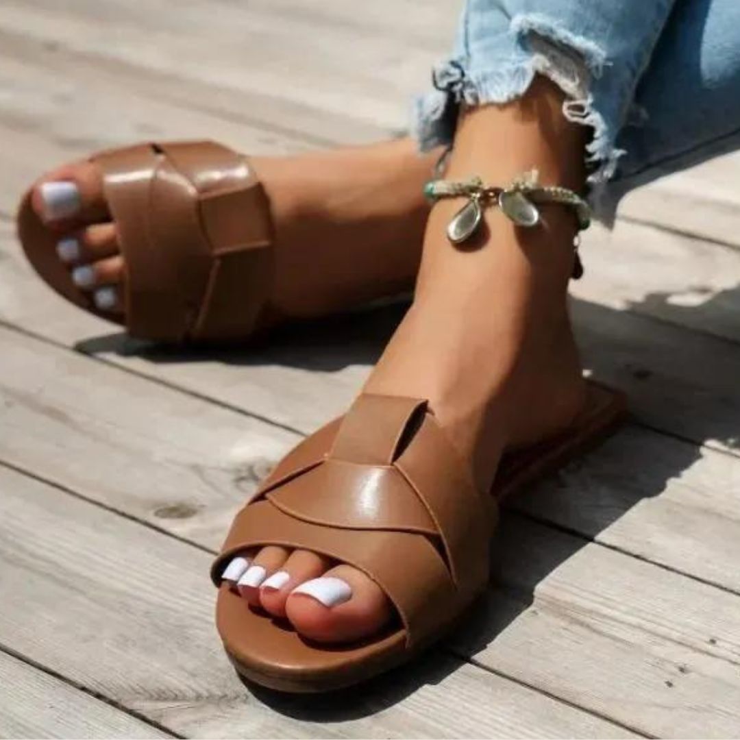 Ulrich | Chique Geflochtene Slip-On Sandalen