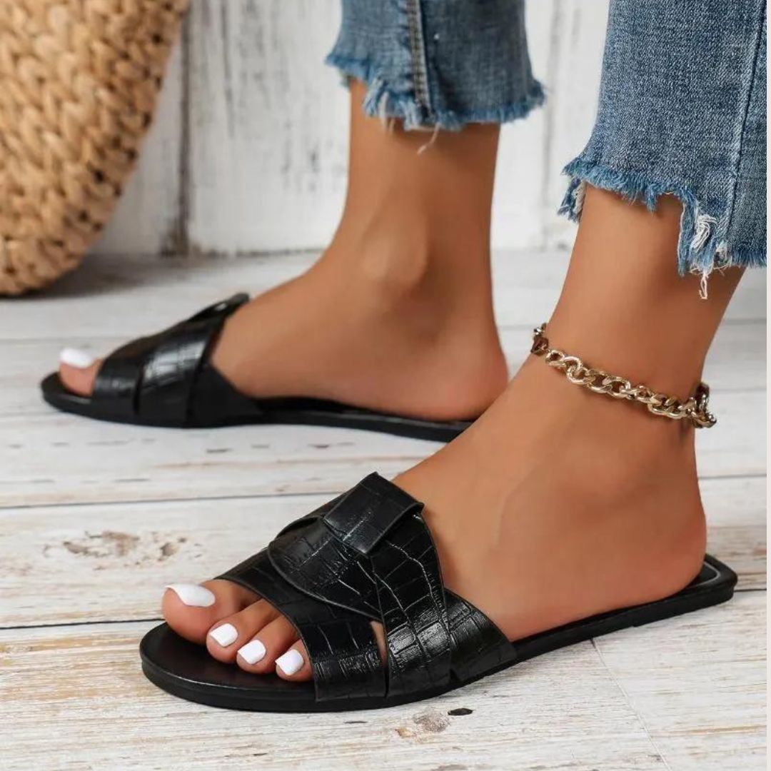Ulrich | Chique Geflochtene Slip-On Sandalen