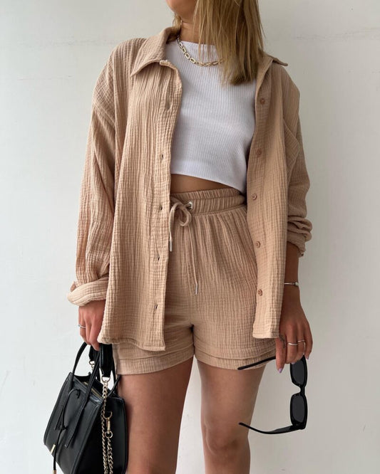 Rebecca - Summer Vibes Damen Zweiteiliges Sommer Set