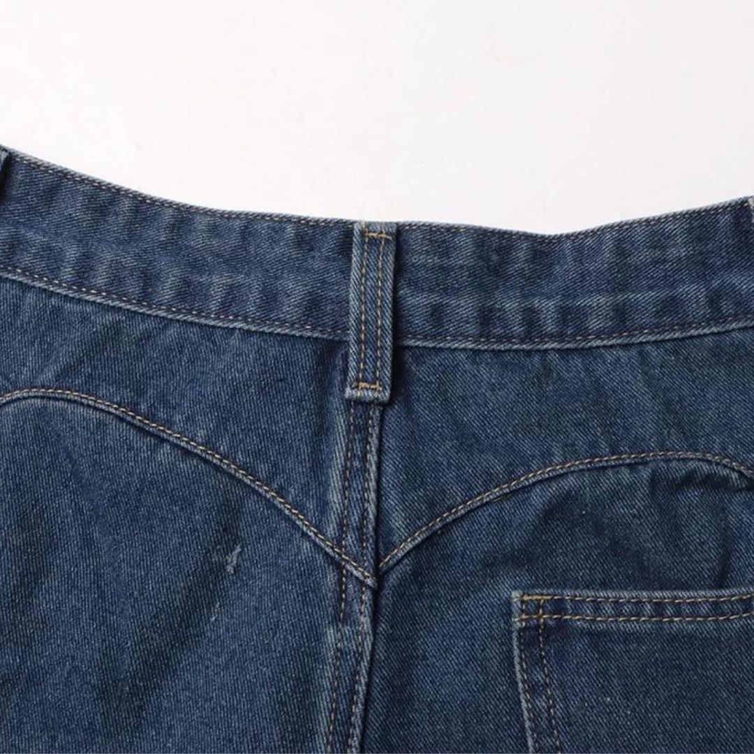 Nightfall | Einzigartige High-Waist-Jeans mit Cut-Outs für Damen