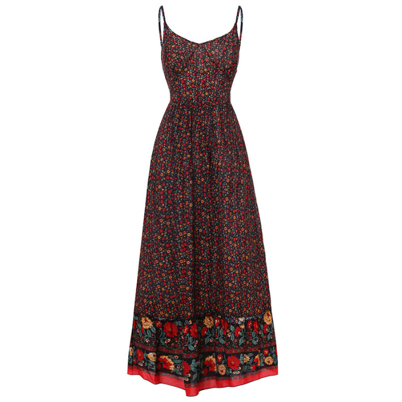 Nolia | Hochwertiges Boho-Maxikleid