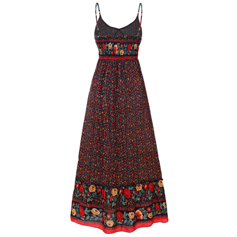 Nolia | Hochwertiges Boho-Maxikleid