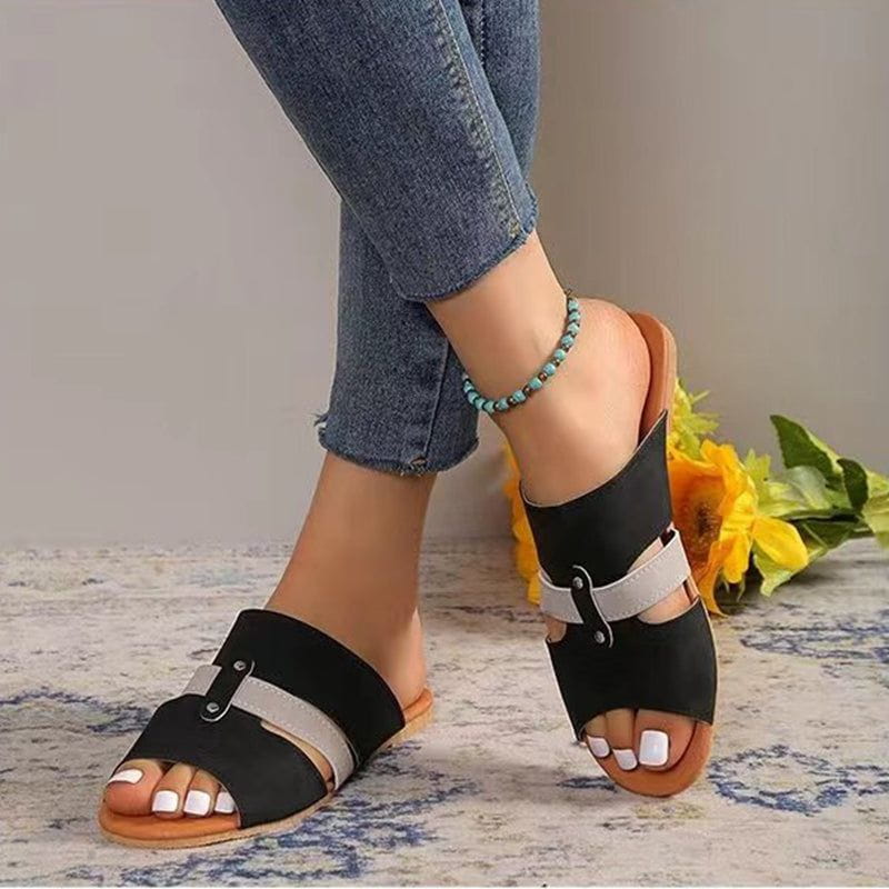 Kristale | Sommer Damen Sandalen mit offener Zehe