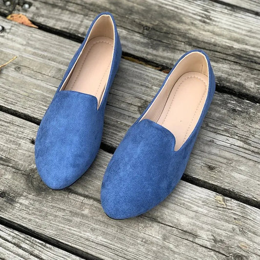 Pax | Bequeme Slip-On Flache Schuhe mit Spitzem Zehenbereich