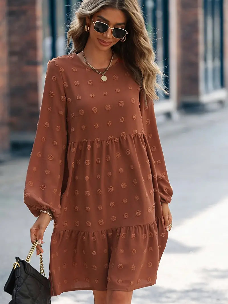 Schina  |  Kleid mit Laternenärmeln