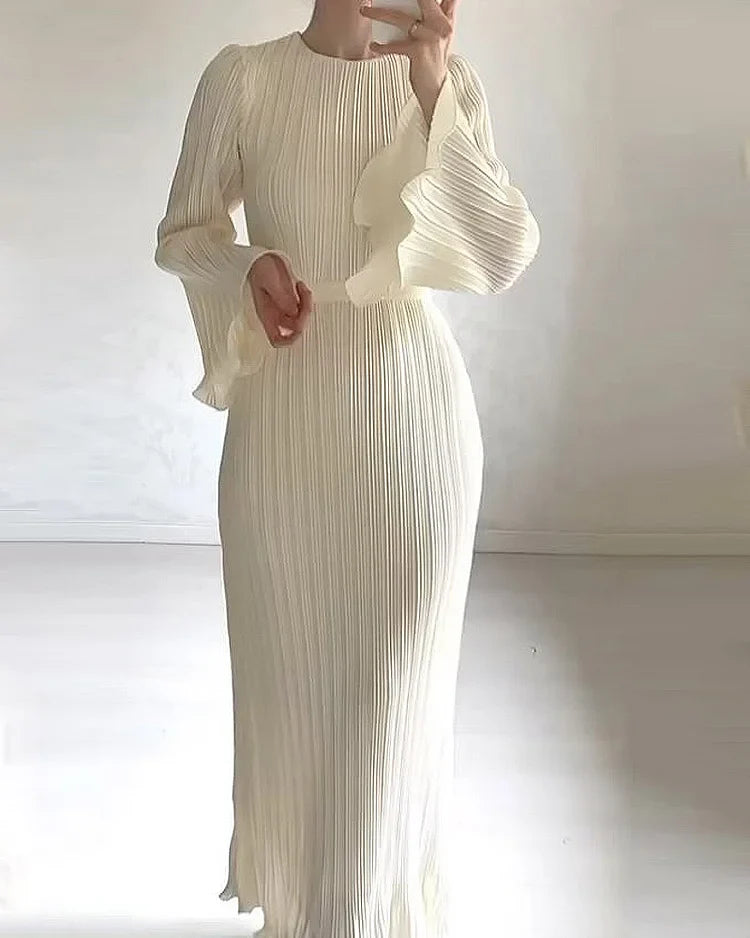 Violeta | Elegante Schimmel Mouwen Kleid