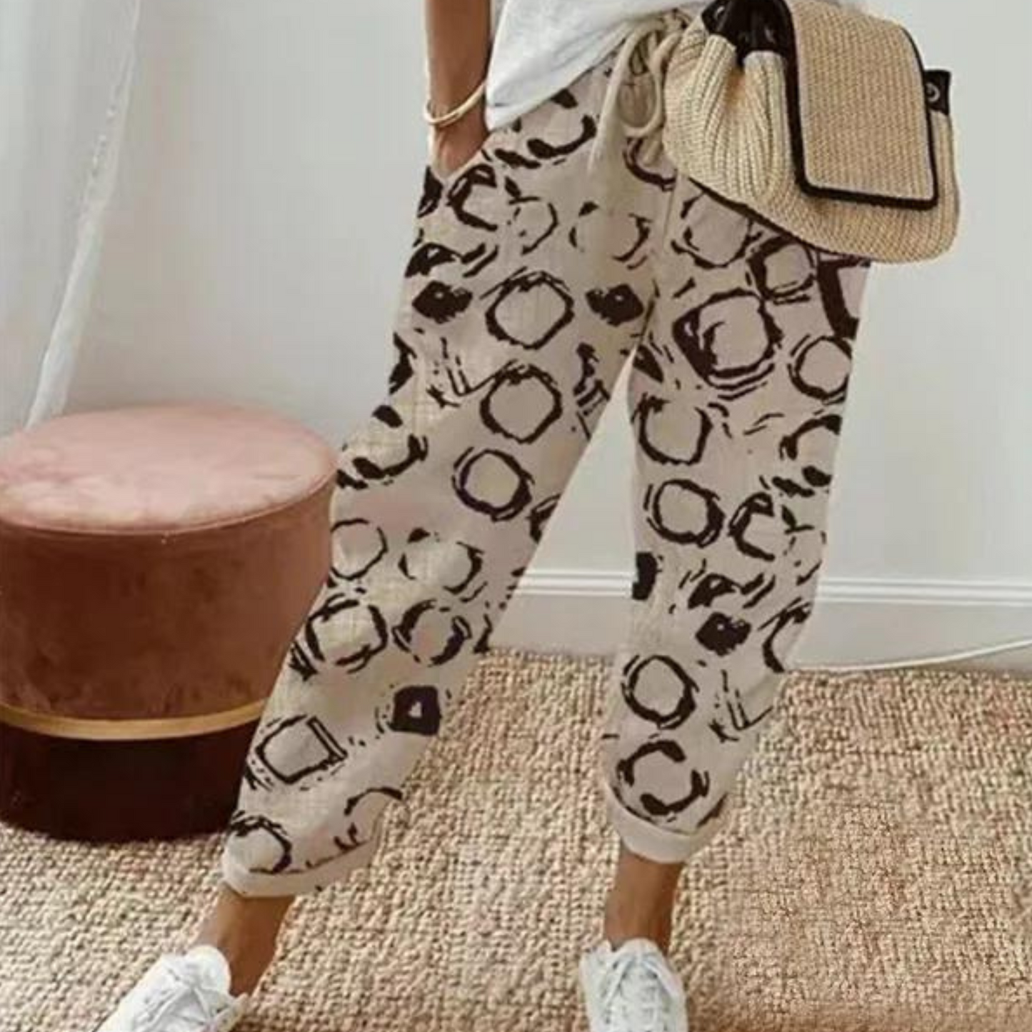 Candace | Stilvolle Baumwoll-Leinen Hose