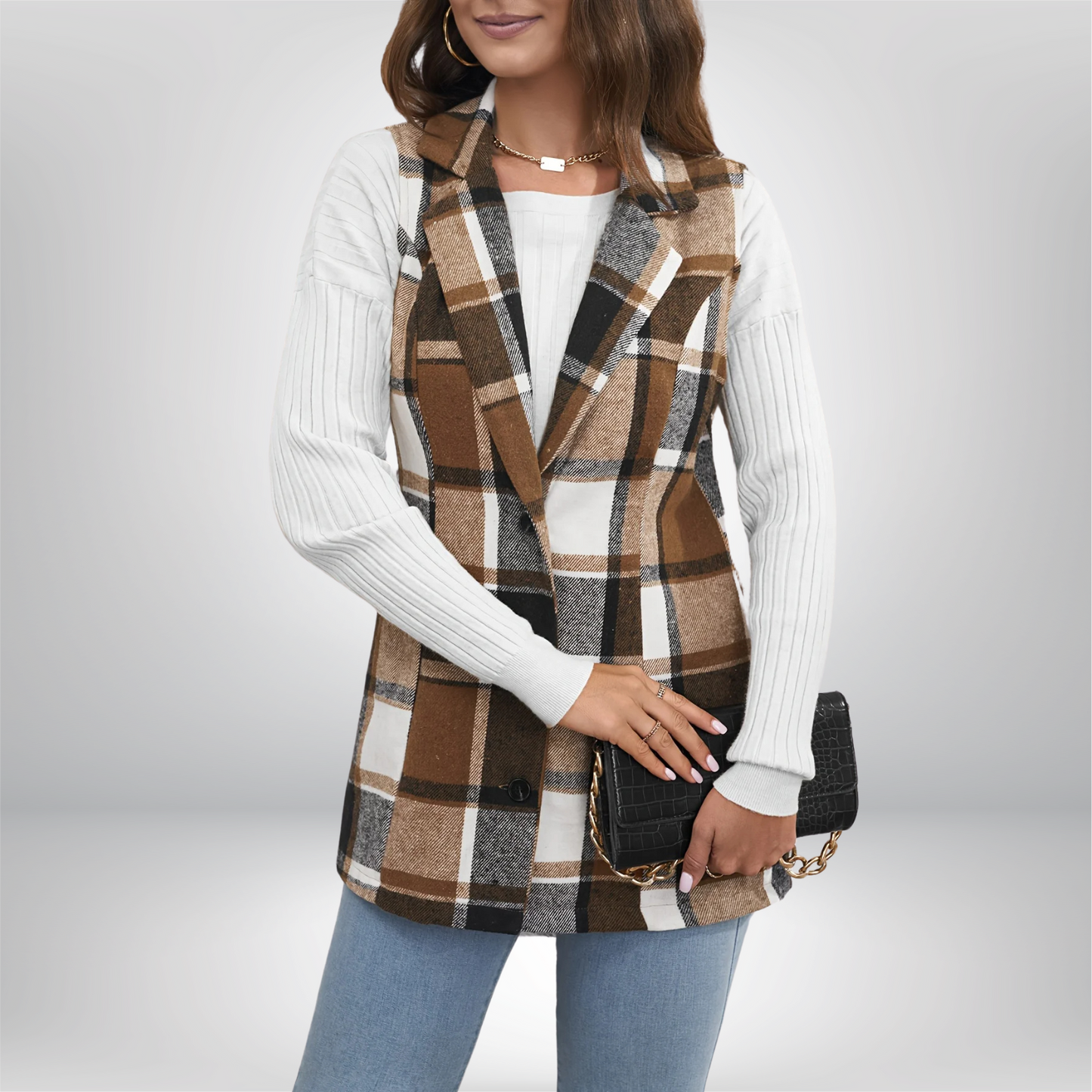 Norbert | Karierter Wollblazer