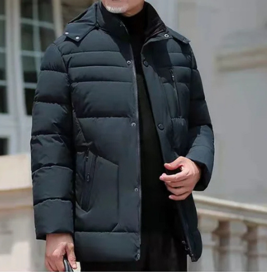 Bertrand | Winterjacke für Herren mit weicher Fellfütterung und Sturmklappe