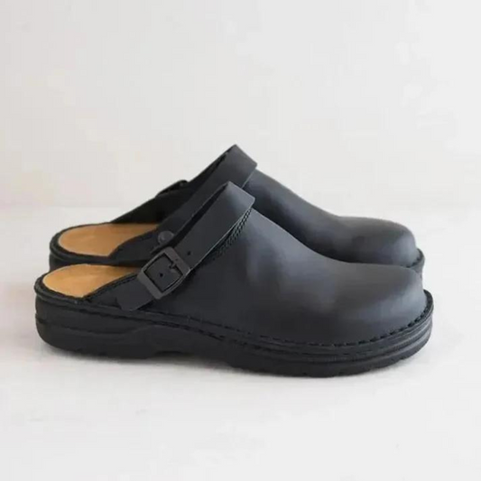 Xanthina | Sommer Herren-Pantoffeln PU-Leder