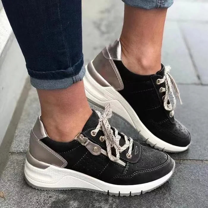 Jutta - Orthopädische Komfortschuhe für Damen mit seitlichem Reißverschluss