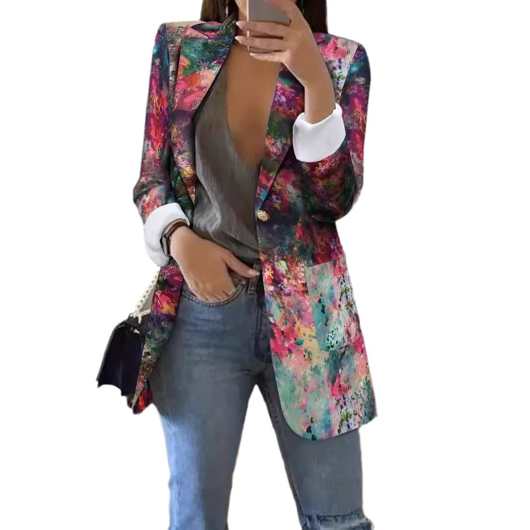 Carlie | Bunter Freizeitanzug im amerikanischen Stil