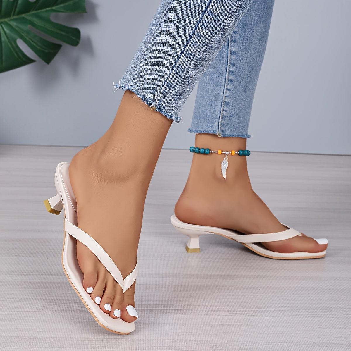 Bellinda | Slipper mit Goldakzenten