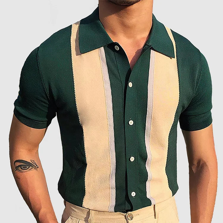 Gaspar | Gentleman’s Revers Strickhemd