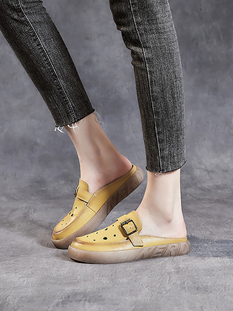 Irenaeus | Rückenfreie Mules Flats für Frauen