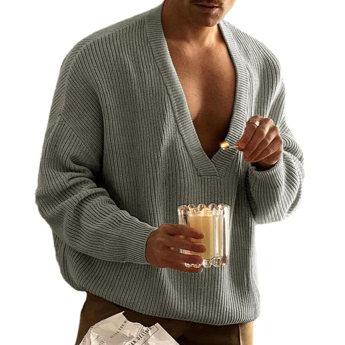 Uvia | Trui mit langen Ärmeln und lockerer Passform  Produktbeschreibung: