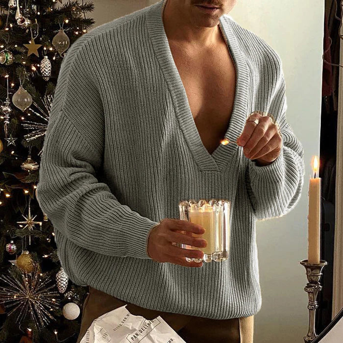 Uvia | Trui mit langen Ärmeln und lockerer Passform  Produktbeschreibung: