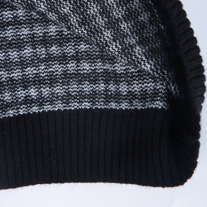 Deta | Eleganter Pullover mit Schwarz-Weißem Karomuster