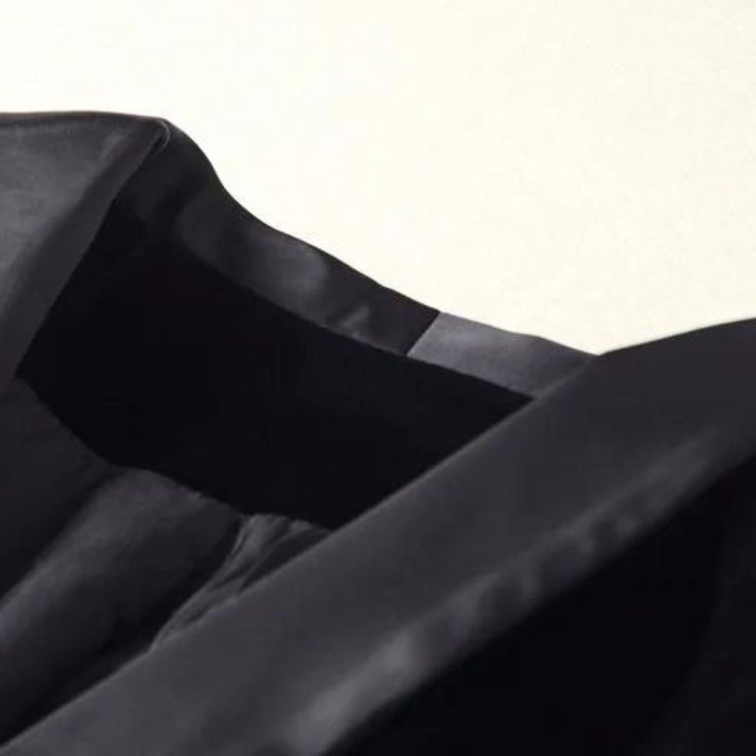 Smoky | Smoking-Blazer aus Samt mit Satinaufschlägen