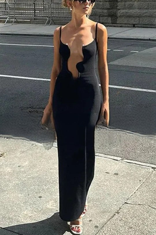 Denise | Bequemes Maxikleid mit Falten