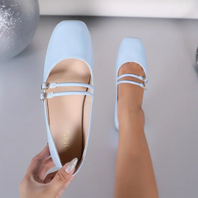 Xander | Schicke Retro-Doppelschnalle und weiche Komfortsohle