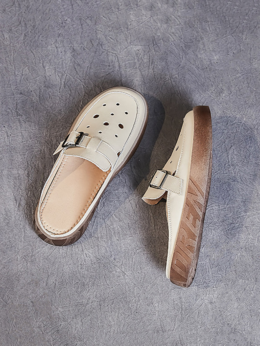Irenaeus | Rückenfreie Mules Flats für Frauen