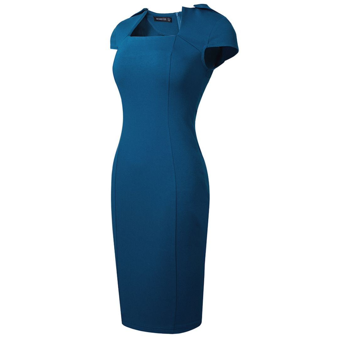 Luca | Bodycon-Kleid mit quadratischem Ausschnitt