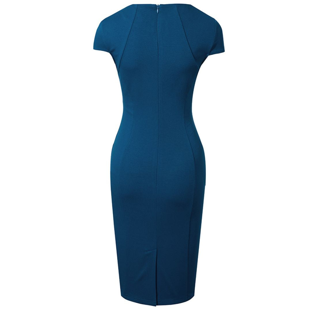 Luca | Bodycon-Kleid mit quadratischem Ausschnitt