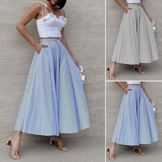 Nalaniy | Modisches Sommerkleid mit Streifen