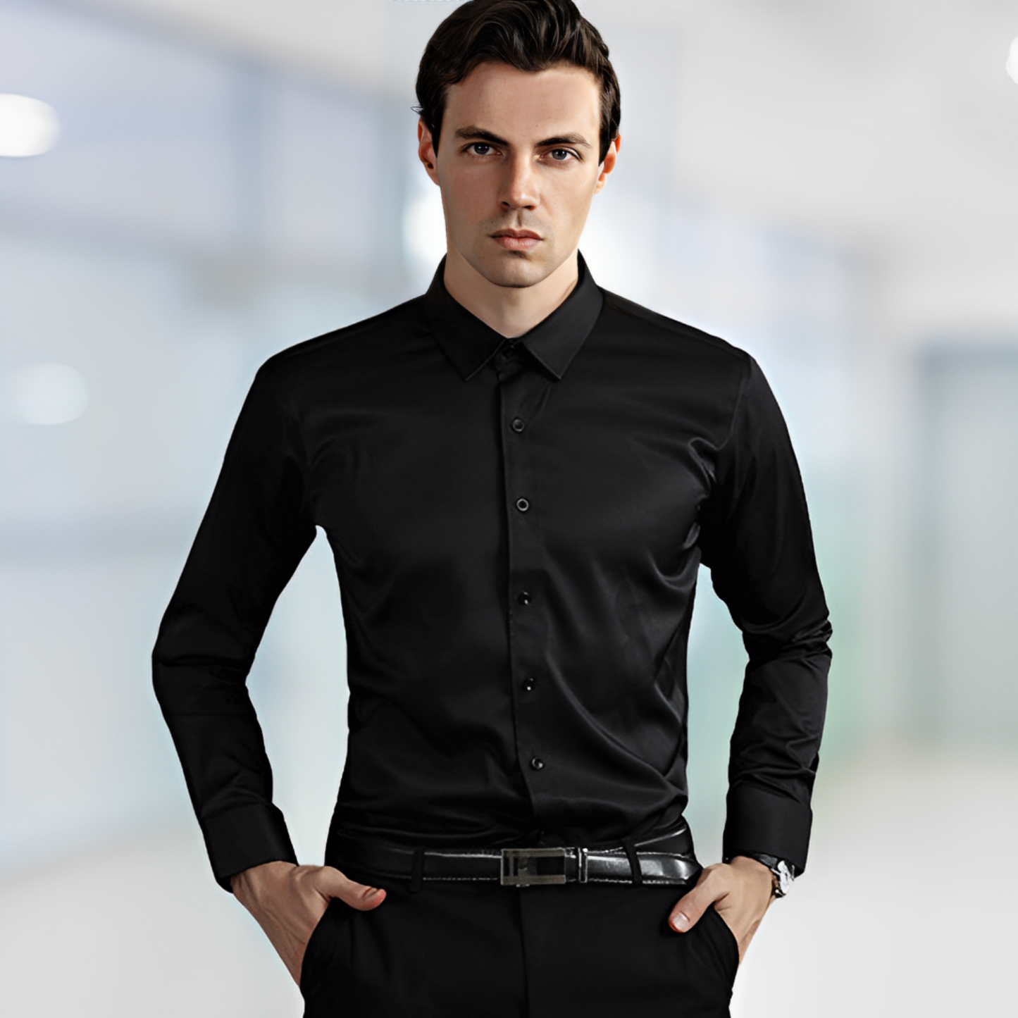 Jul | Stretch Anti-Falten-Hemd